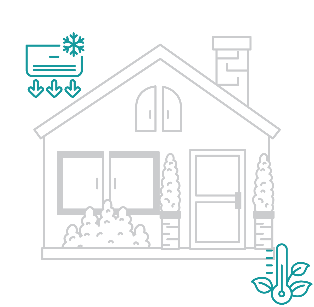 Modern HVAC Install Services Voltaic Construction